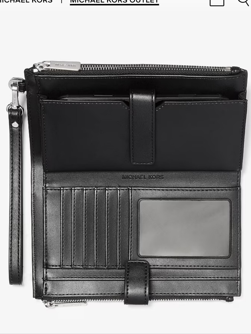 NWOT Michael Kors Jet Set Logo Smartphone Wallet - Picture 3 of 7